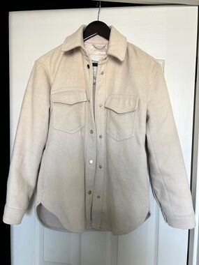 Abercrombie & Fitch Cream Lightweight Jacket